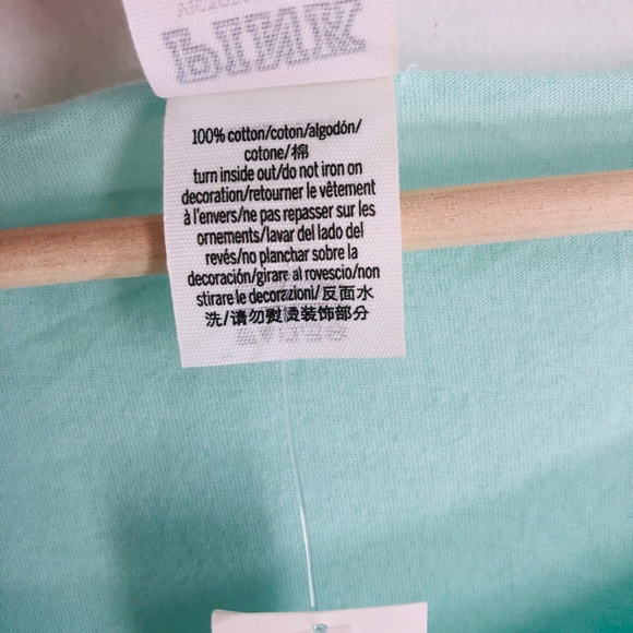 VS PINK | Short Sleeve Teal London Tee (VS79103) - Picture 5 of 6